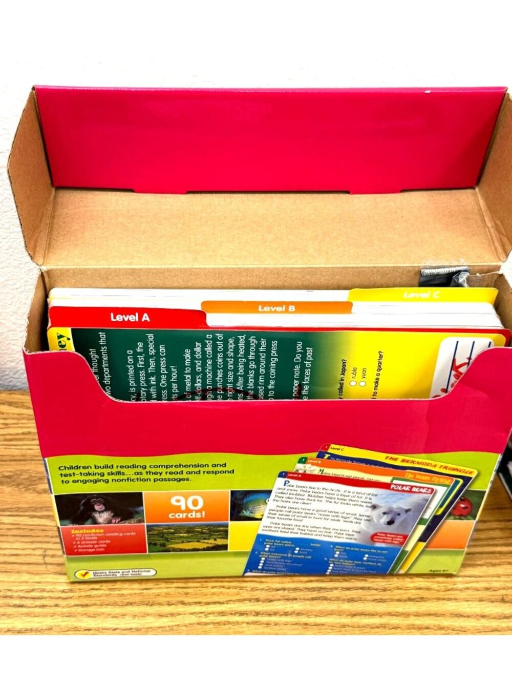 Lakeshore Nonfiction Reading Comprehension Card Grades 1-3 Used
